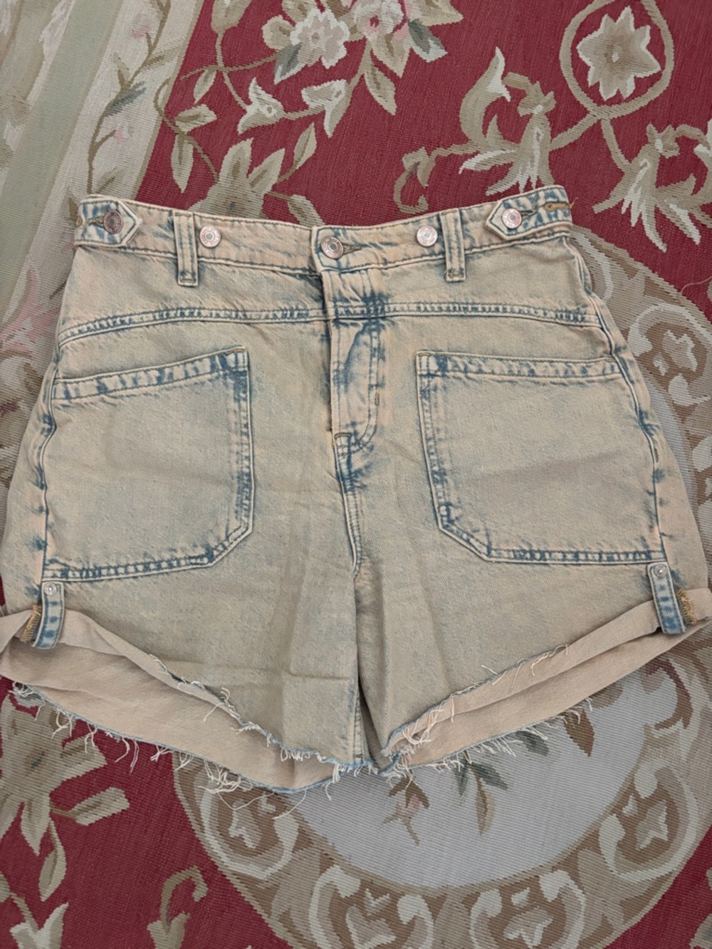 We The Free Palmer cuff cowboy color shorts
